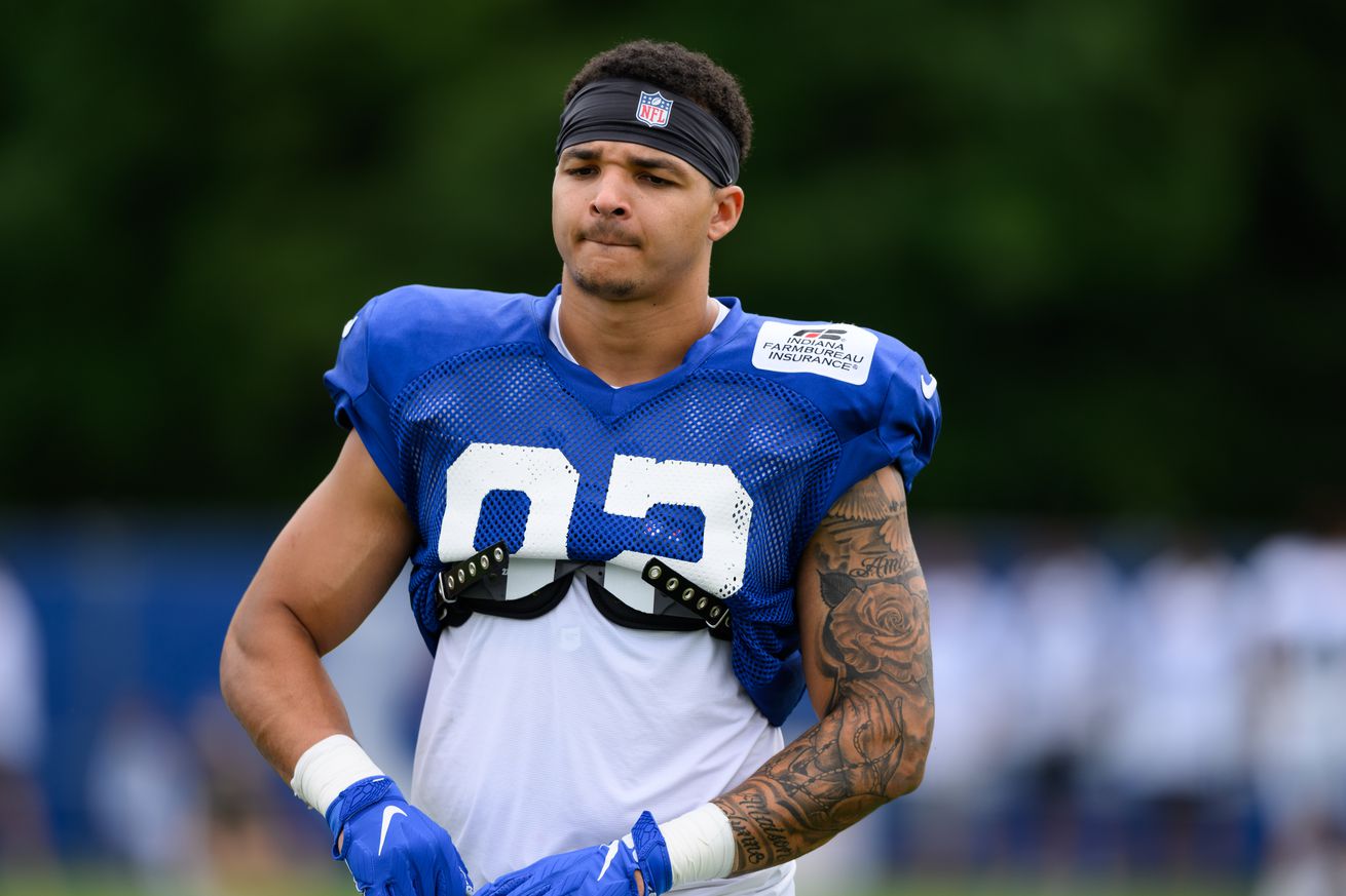 NFL: AUG 02 Indianapolis Colts Training Camp