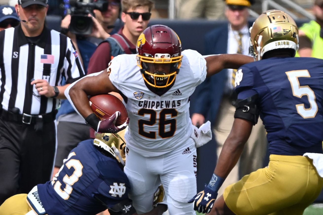 NCAA Football: Central Michigan at Notre Dame