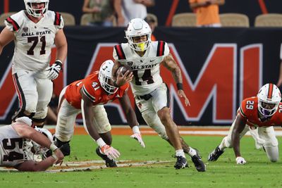 COLLEGE FOOTBALL: SEP 14 Ball State at Miami