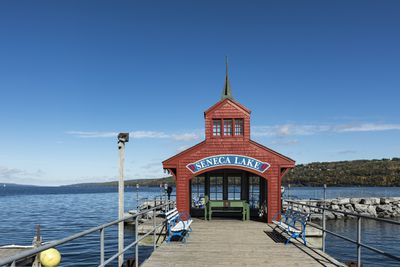 Seneca Lake boathouse...