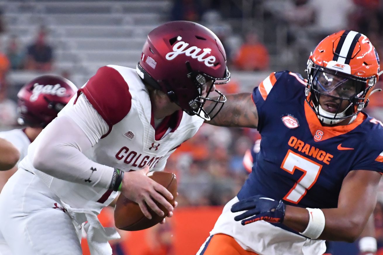 NCAA Football: Colgate at Syracuse