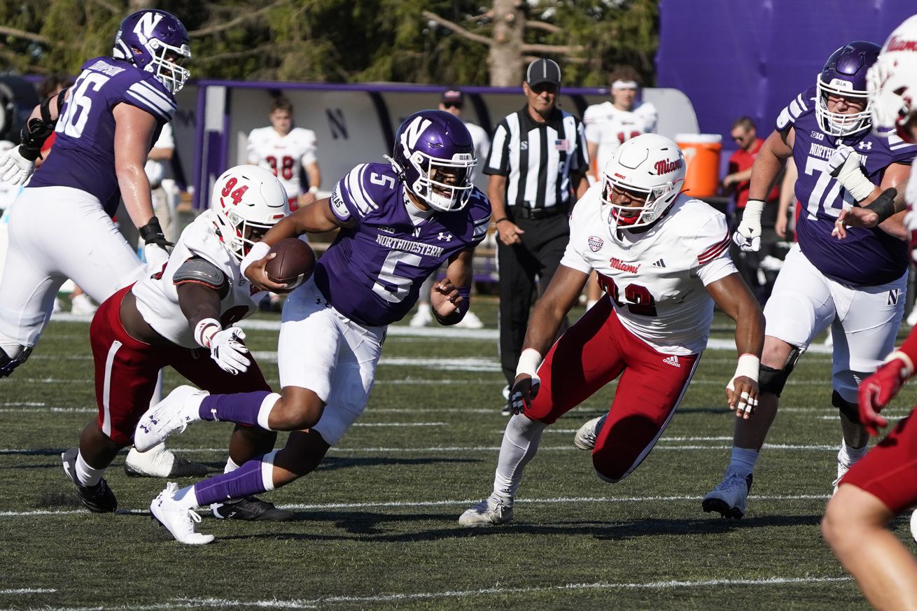 NCAA Football: Miami (OH) at Northwestern