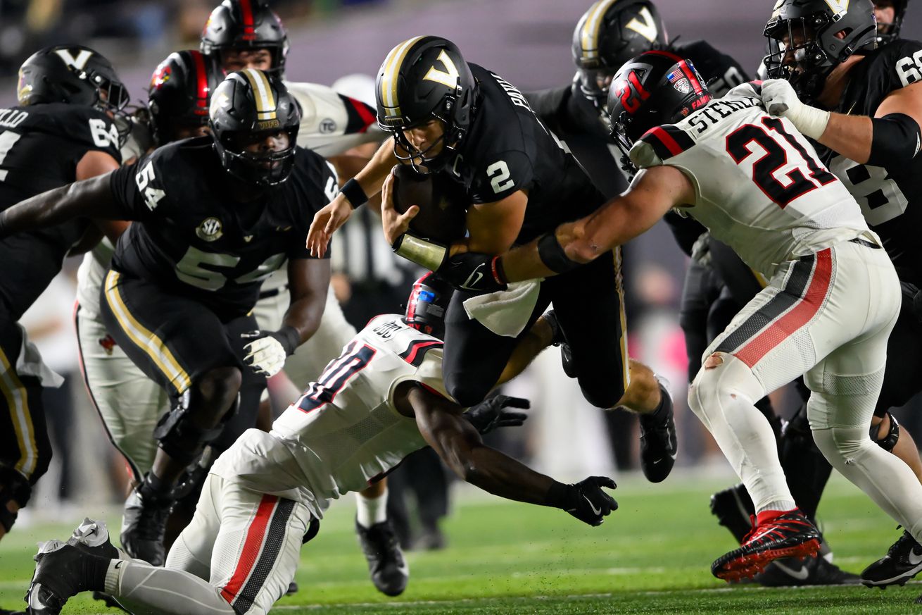 NCAA Football: Ball State at Vanderbilt