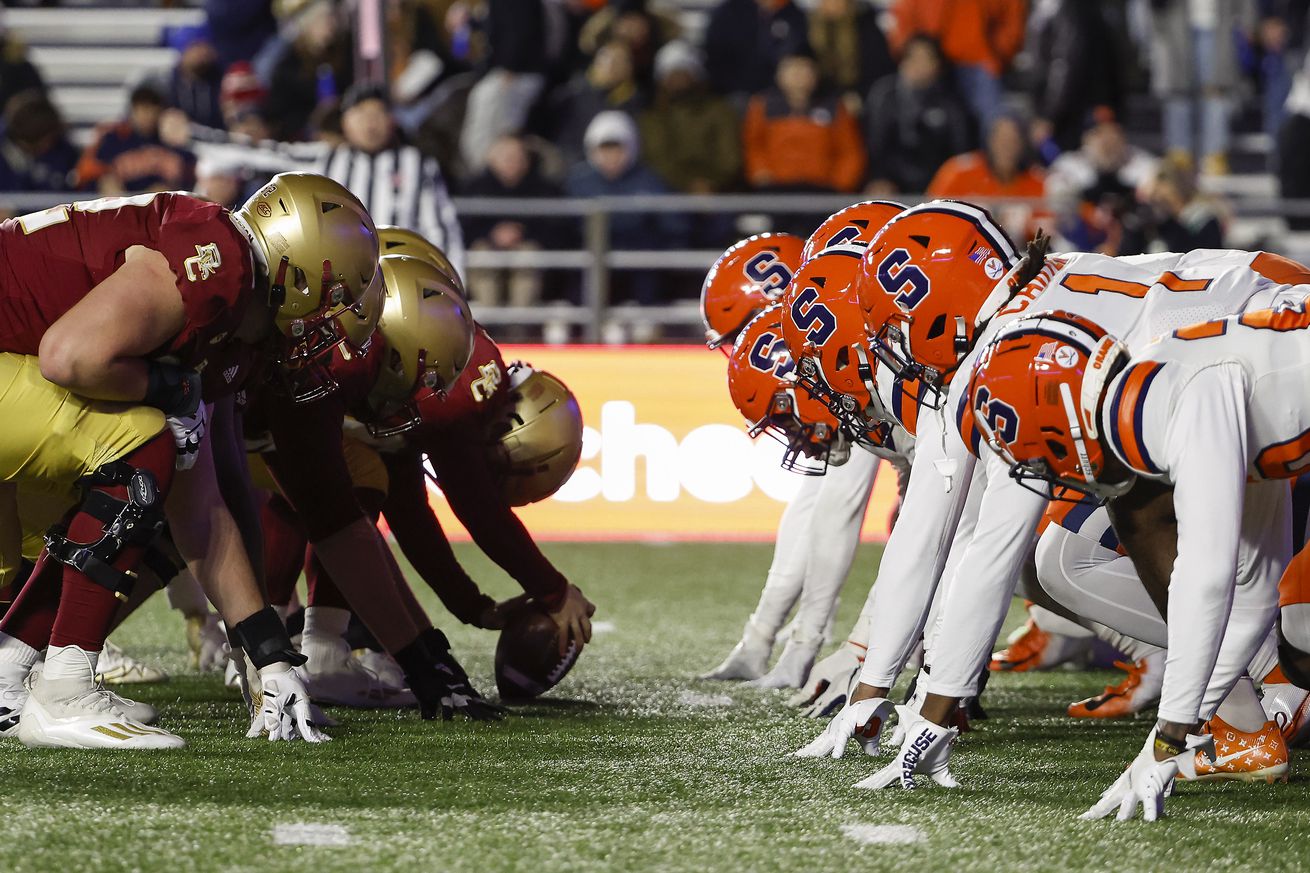 NCAA Football: Syracuse at Boston College