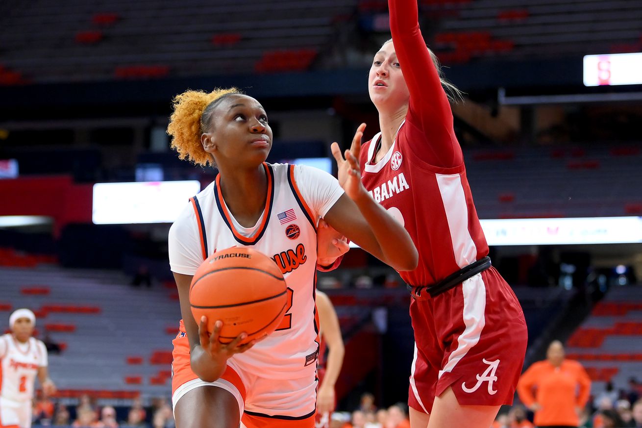 NCAA Womens Basketball: ACC/SEC Challenge-Alabama at Syracuse