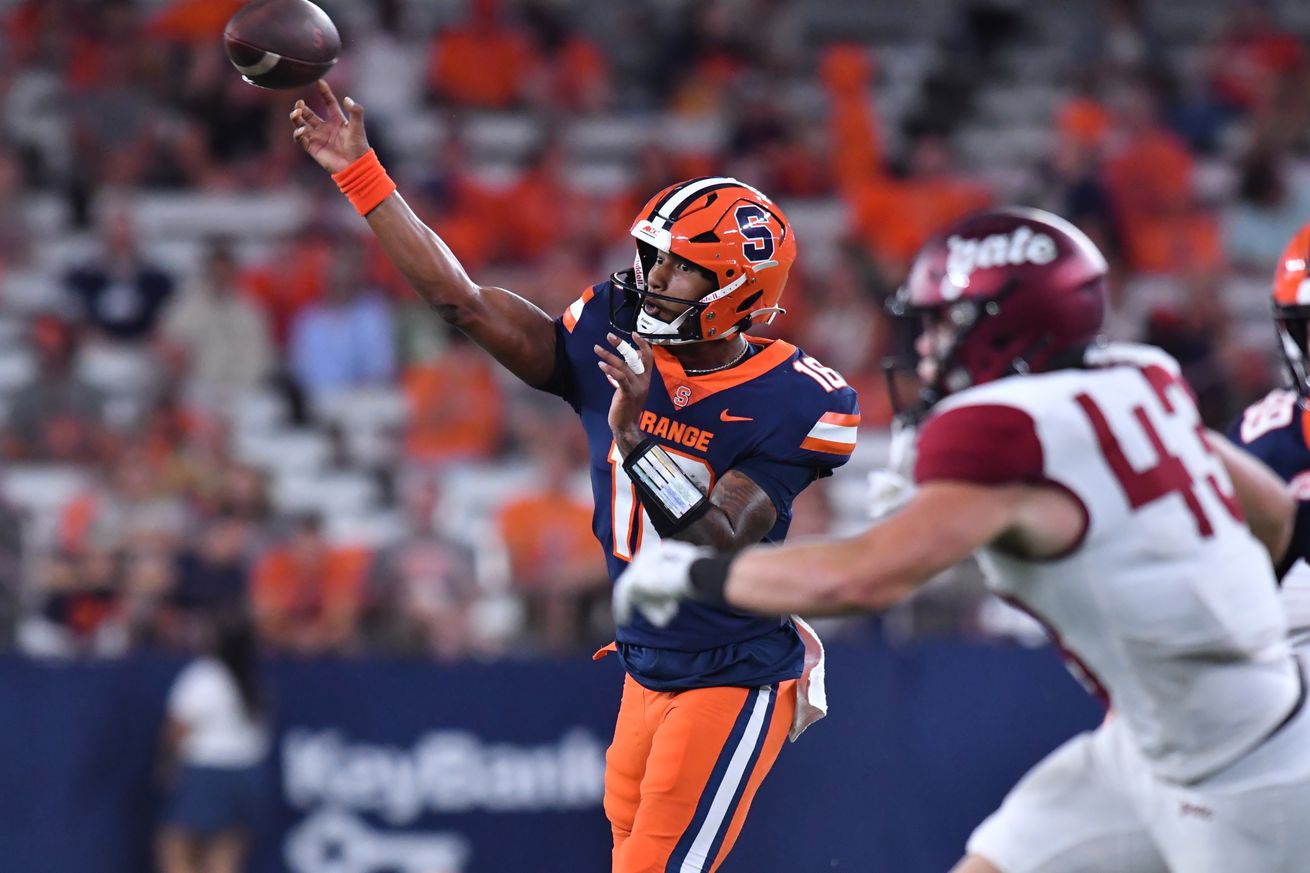 NCAA Football: Colgate at Syracuse