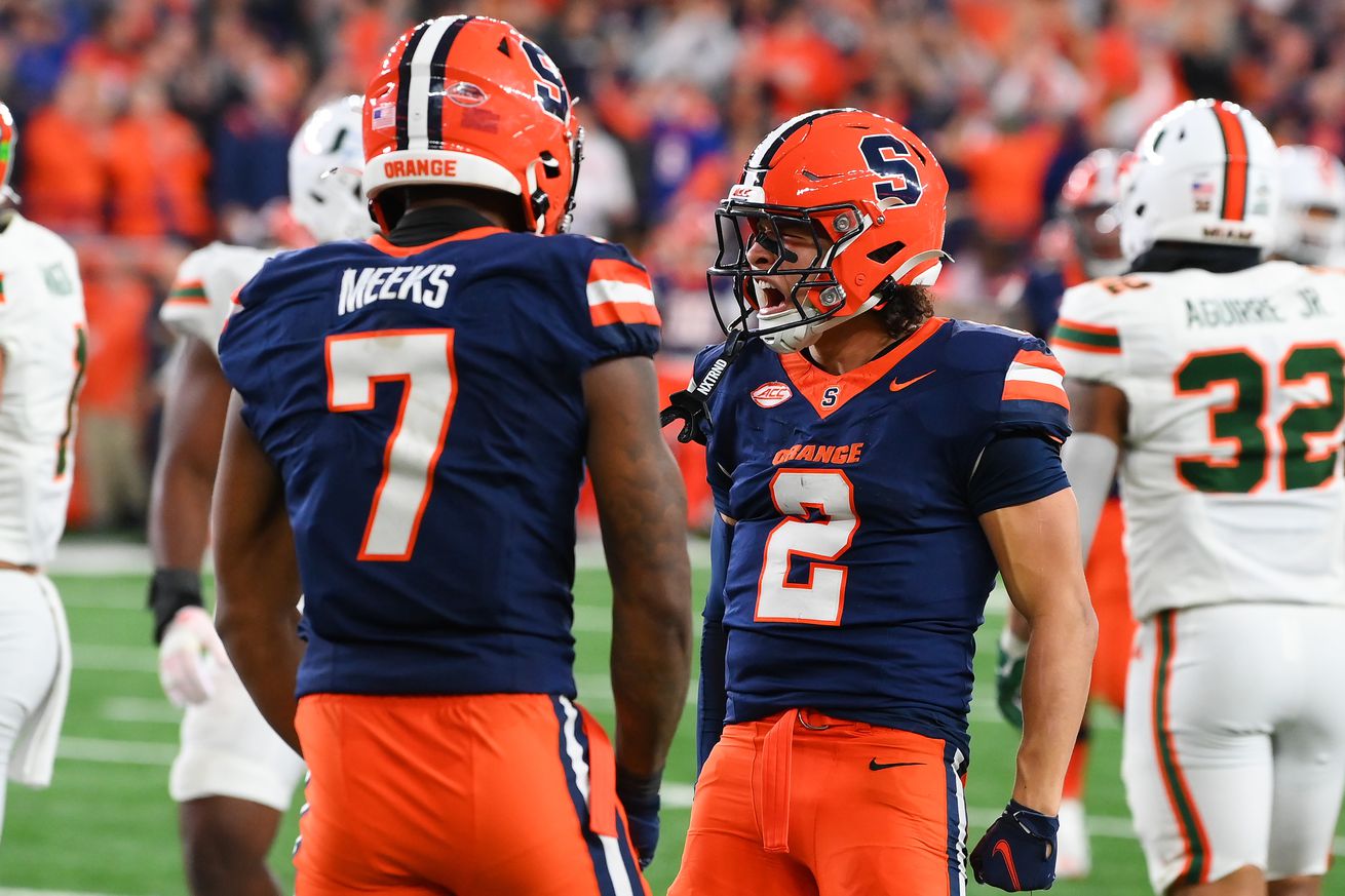 NCAA Football: Miami at Syracuse