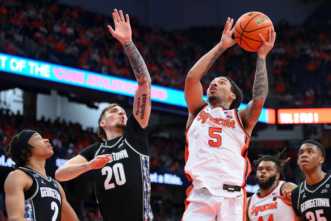 NCAA Basketball: Georgetown at Syracuse