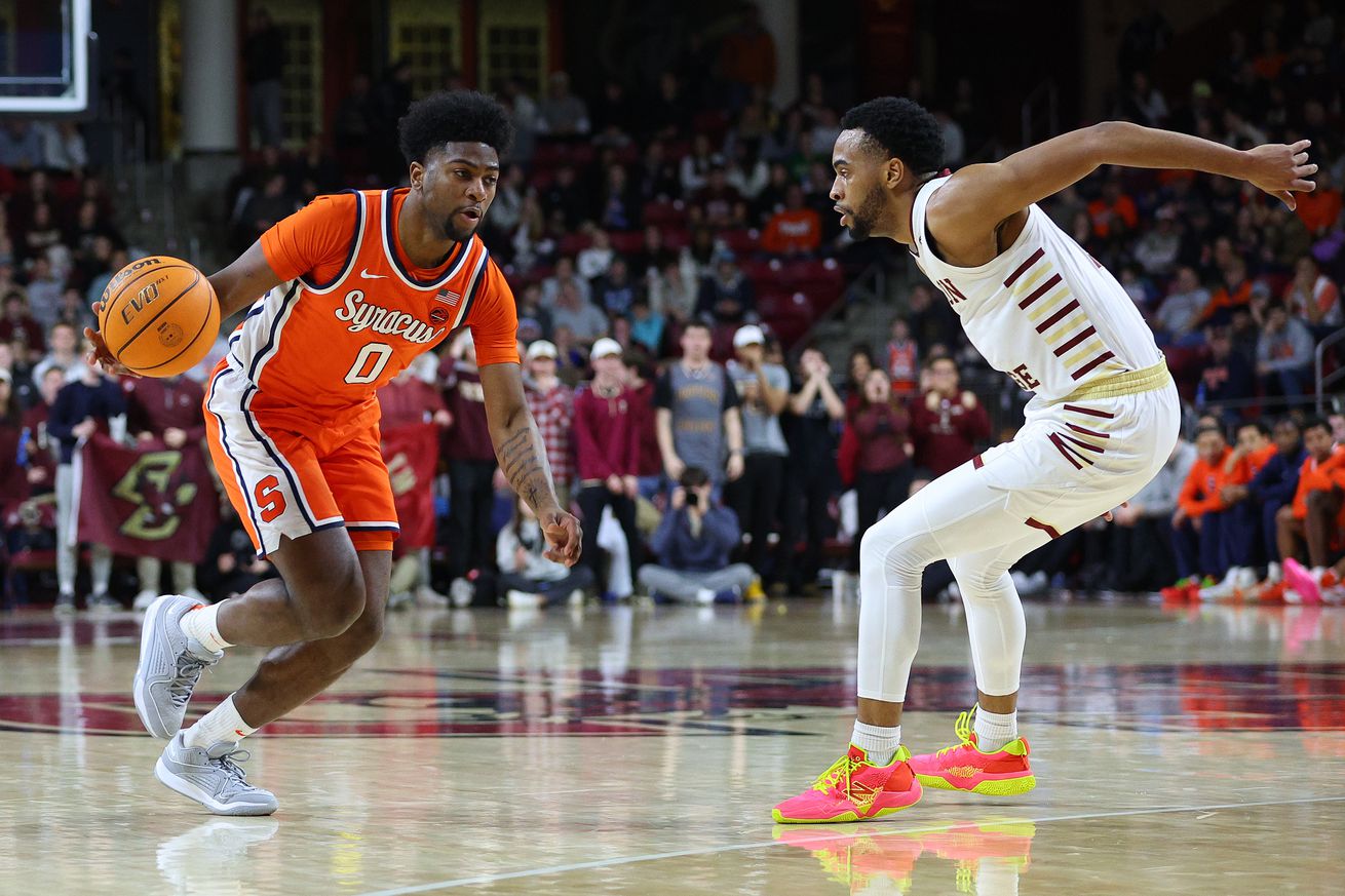 COLLEGE BASKETBALL: JAN 30 Syracuse at Boston College