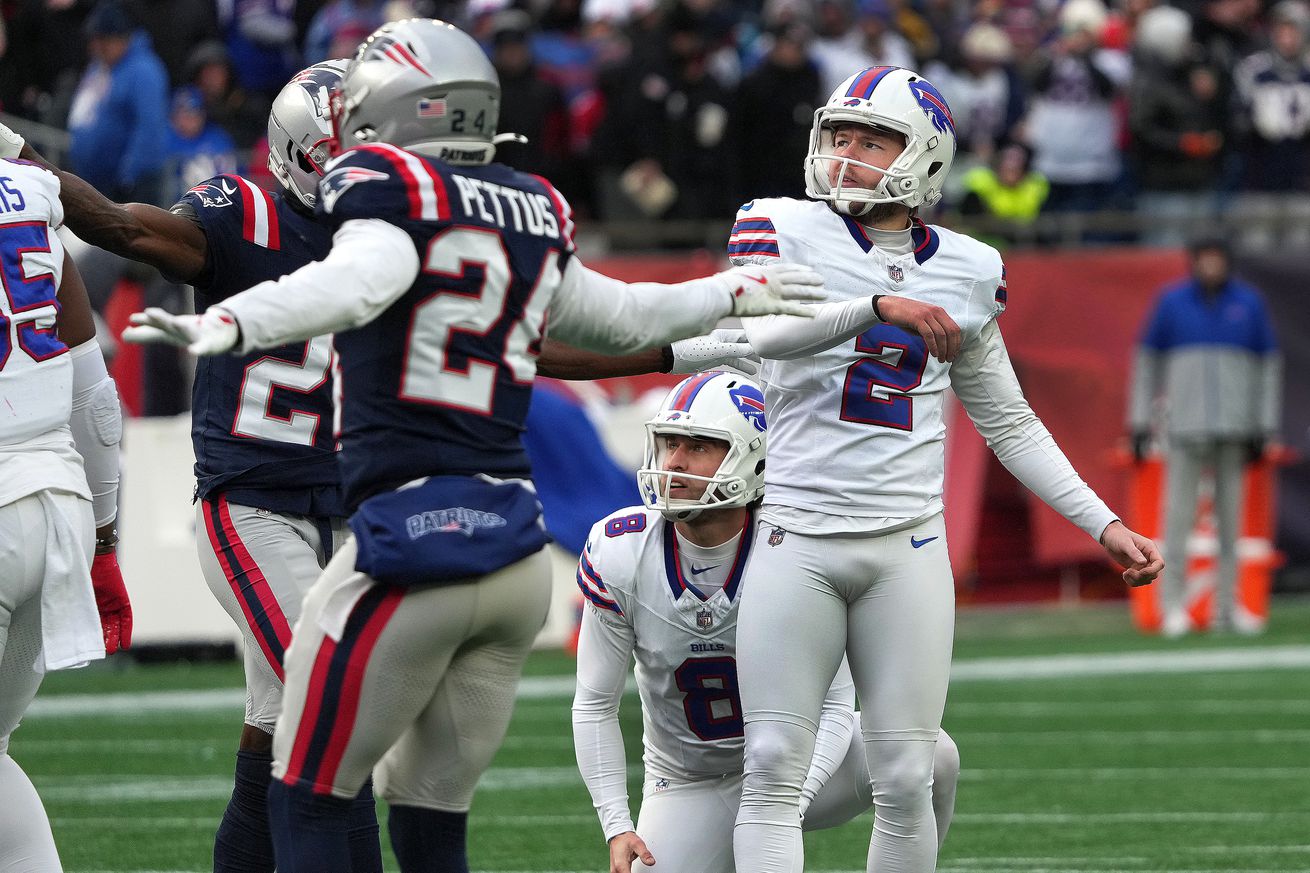 Patriots 23, Bills 16: Patriots win final game and lose out on No. 1 draft pick as Jerod Mayo is fired