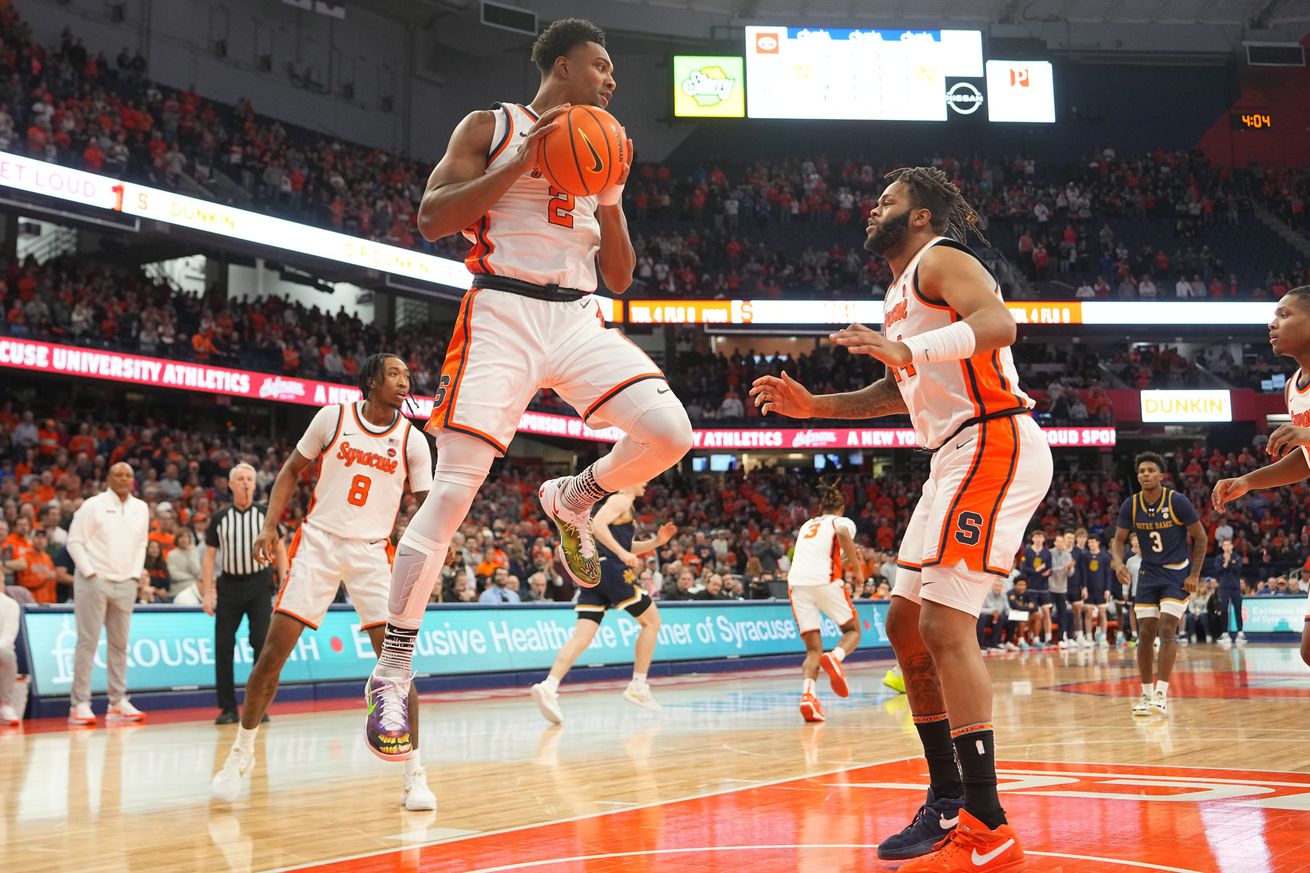 COLLEGE BASKETBALL: JAN 18 Notre Dame at Syracuse