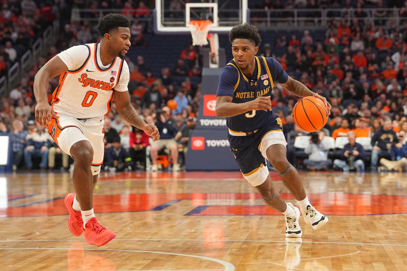 COLLEGE BASKETBALL: JAN 18 Notre Dame at Syracuse