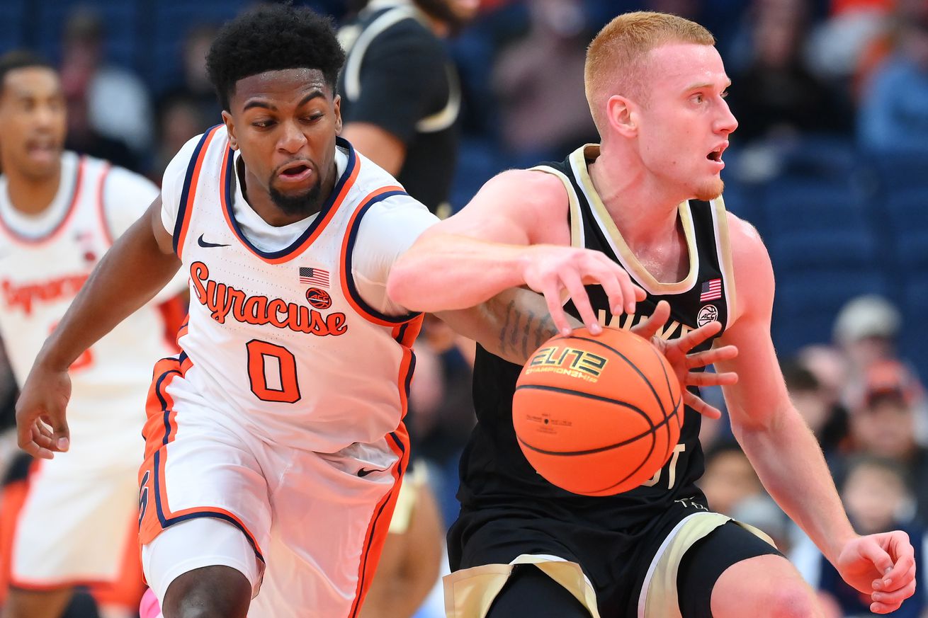 NCAA Basketball: Wake Forest at Syracuse