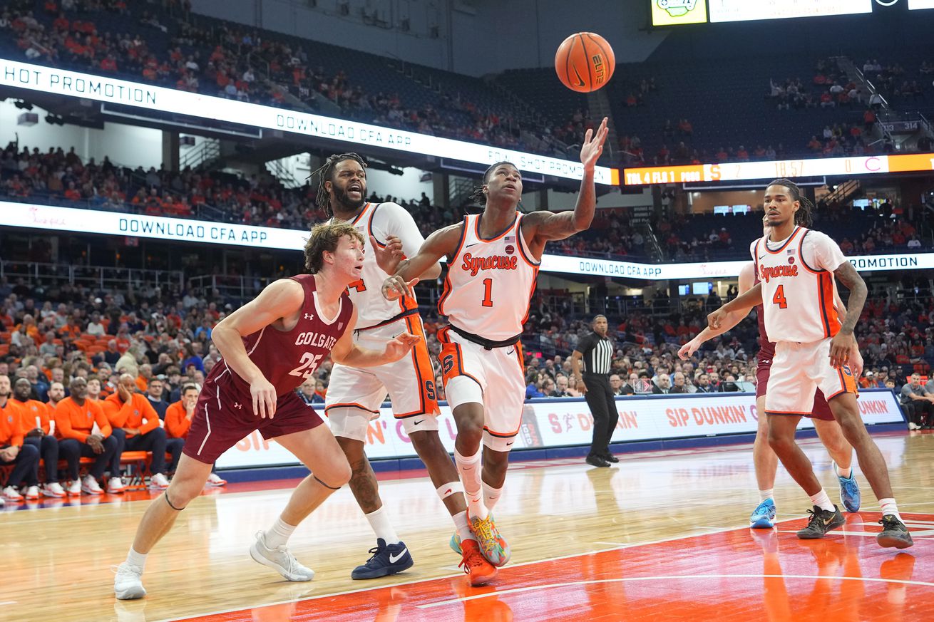 COLLEGE BASKETBALL: NOV 12 Colgate at Syracuse