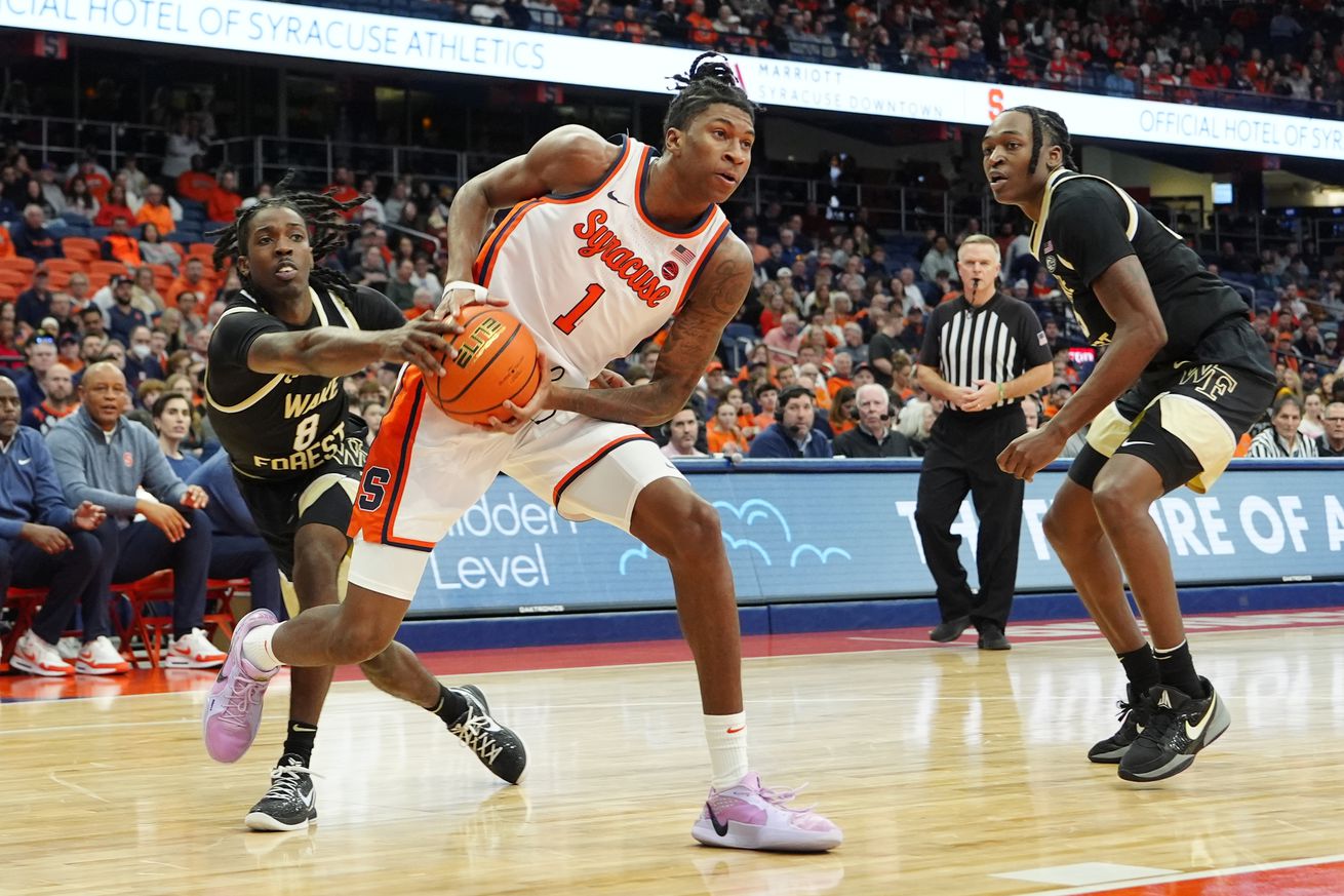 COLLEGE BASKETBALL: DEC 31 Wake Forest at Syracuse