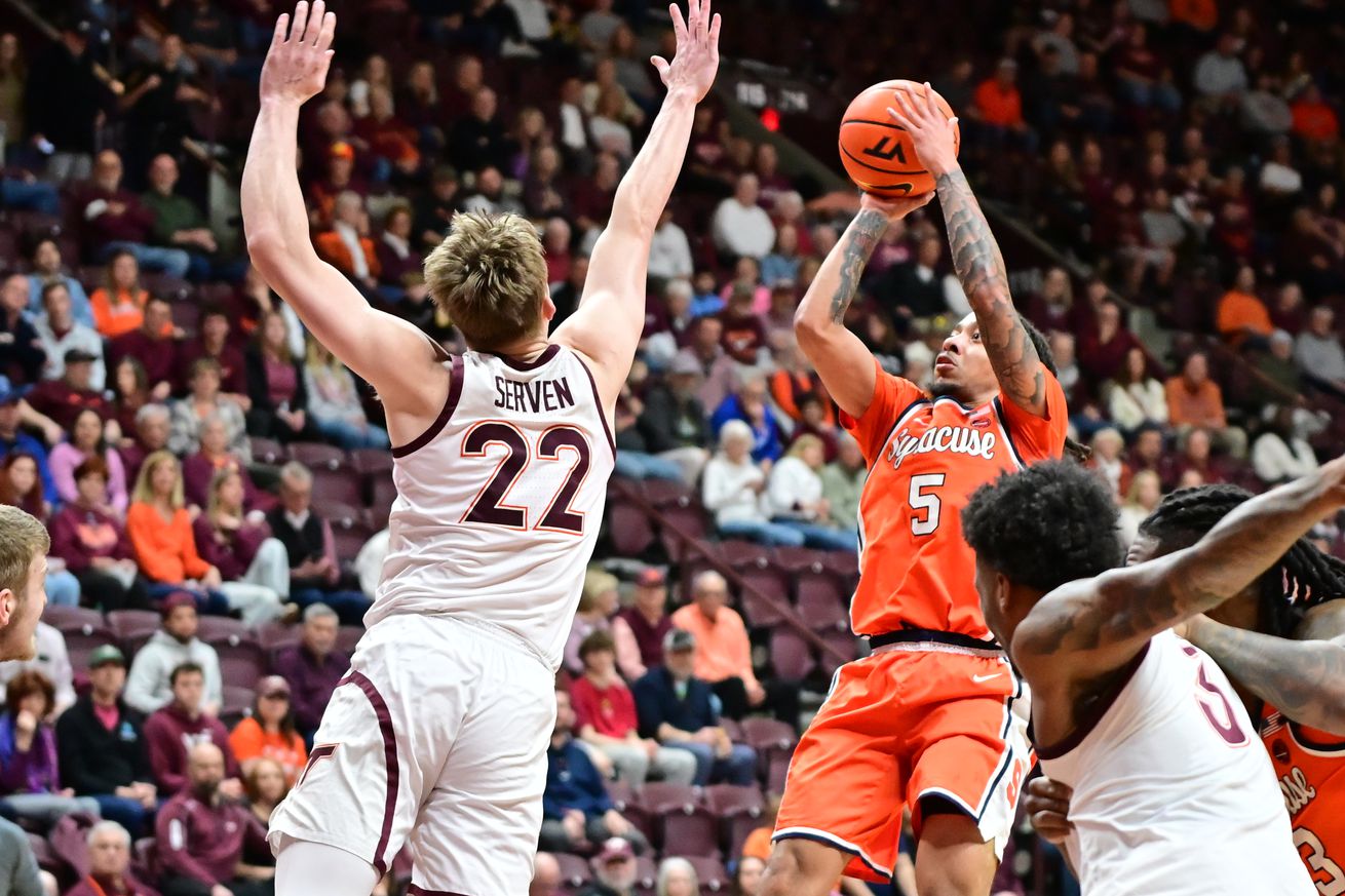 NCAA Basketball: Syracuse at Virginia Tech